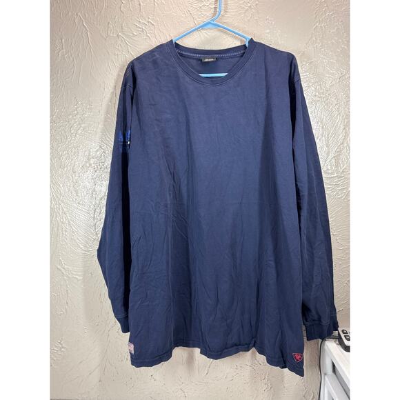 Ariat Work FR Shirt Mens Navy Blue Long Sleeve Crew Tee Cat 2 Size 3XL - Picture 1 of 5